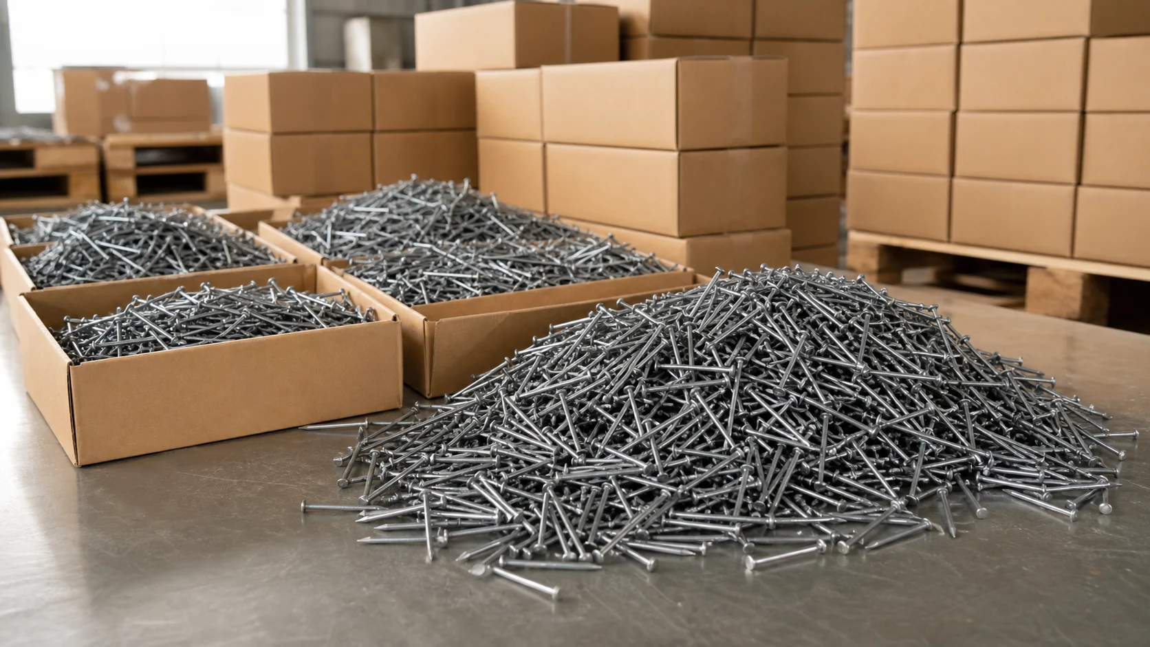 Common Iron Nails Bulk Packing Guide for Hardware Importers